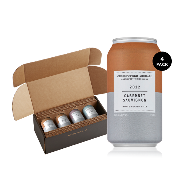 2022 CHRISTOPHER MICHAEL CABERNET SAUVIGNON CAN - 4-PACK